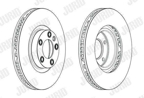Brake Disc - 563245JC-1 JURID