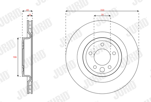 Brake Disc - 563399JC-1 JURID