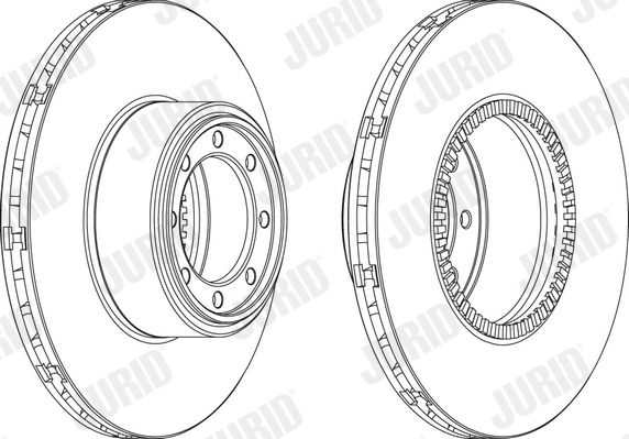 Brake Disc - 569192J JURID