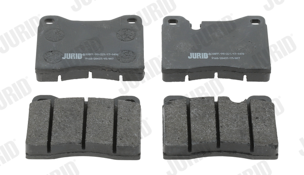 Brake Pad Set, disc brake - 571260J JURID