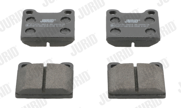 Brake Pad Set, disc brake - 571279J JURID