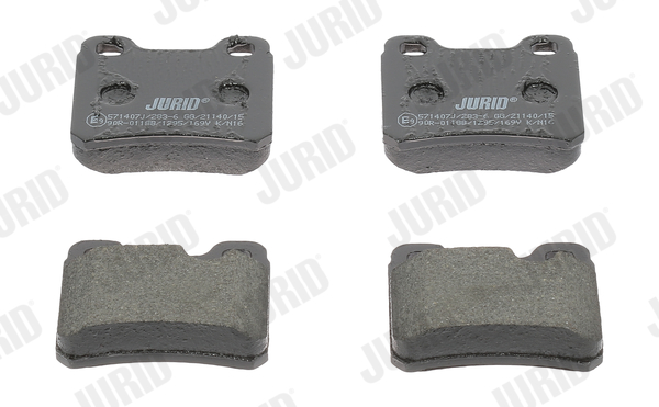 Brake Pad Set, disc brake - 571407J JURID