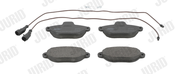 Brake Pad Set, disc brake - 571523J JURID