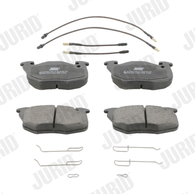 Brake Pad Set, disc brake - 571524J JURID