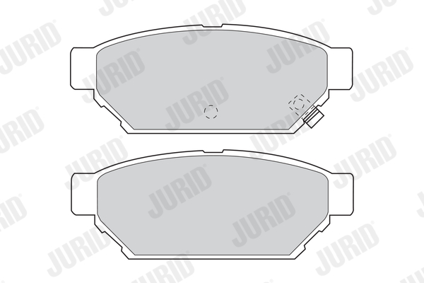 Brake Pad Set, disc brake - 571943J JURID
