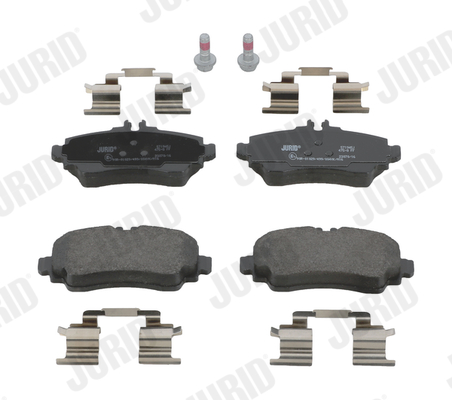 Brake Pad Set, disc brake - 571945J JURID