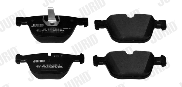 Brake Pad Set, disc brake - 571991J JURID