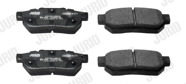 Brake Pad Set, disc brake - 572134J JURID