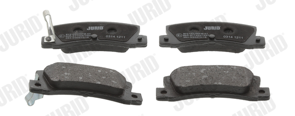 Brake Pad Set, disc brake - 572182J JURID