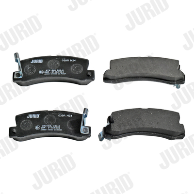 Brake Pad Set, disc brake - 572188J JURID