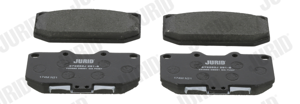 Brake Pad Set, disc brake - 572252J JURID