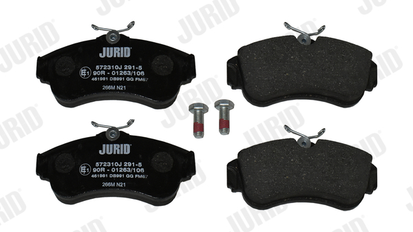 Brake Pad Set, disc brake - 572310J JURID