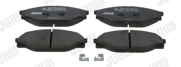 Kit pastiglie freno, Freno a disco - 572378J JURID
