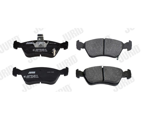 Brake Pad Set, disc brake - 572400J JURID