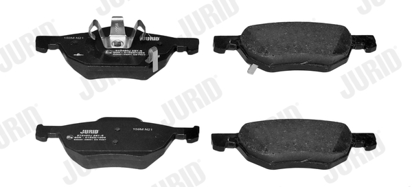 Brake Pad Set, disc brake - 572480J JURID