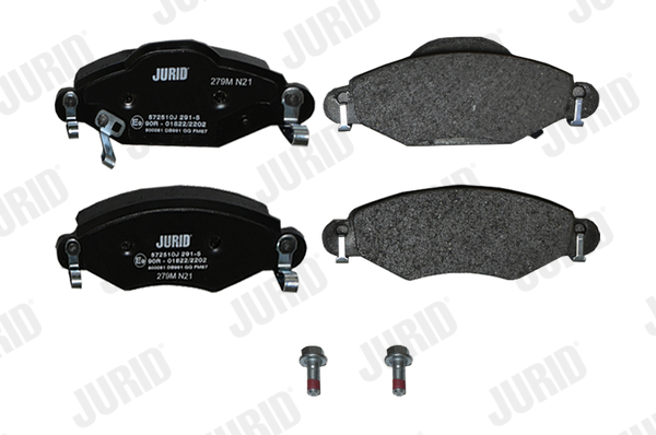 Brake Pad Set, disc brake - 572510J JURID