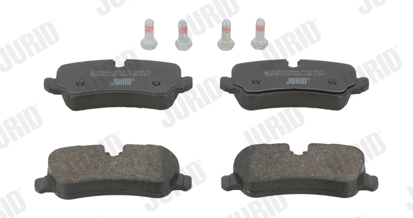 Brake Pad Set, disc brake - 572522J JURID