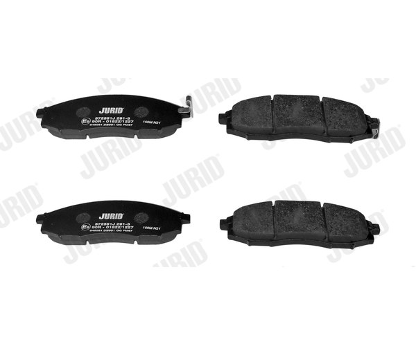 Brake Pad Set, disc brake - 572551J JURID