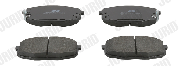 Brake Pad Set, disc brake - 572577J JURID