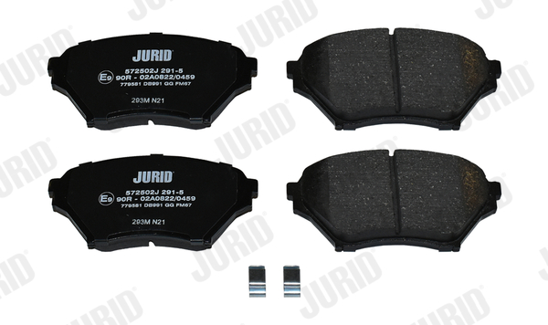Brake Pad Set, disc brake - 572597J JURID