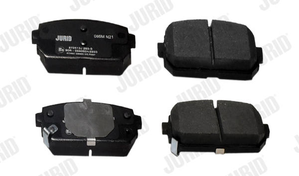 Brake Pad Set, disc brake - 572613J JURID