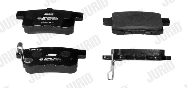 Brake Pad Set, disc brake - 572626J JURID