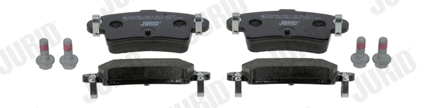 Brake Pad Set, disc brake - 573055J JURID