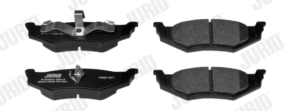 Brake Pad Set, disc brake - 573069J JURID