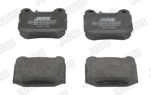 Brake Pad Set, disc brake - 573147J JURID
