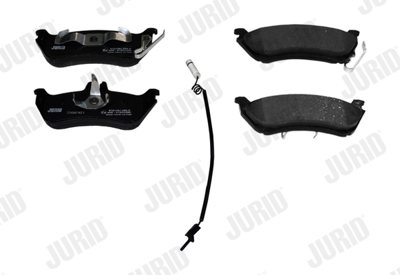 Комплект тормозных колодок, дисковый тормоз - 573148J JURID