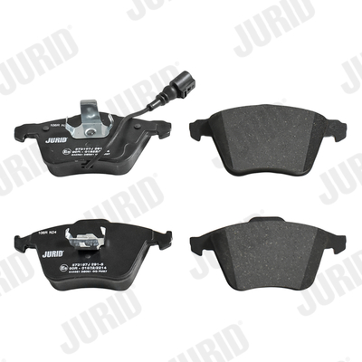 Brake Pad Set, disc brake - 573197J JURID