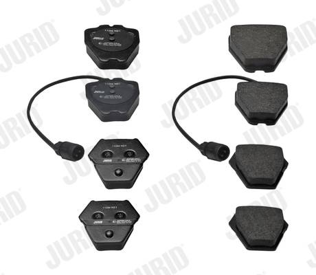 Brake Pad Set, disc brake - 573208J JURID