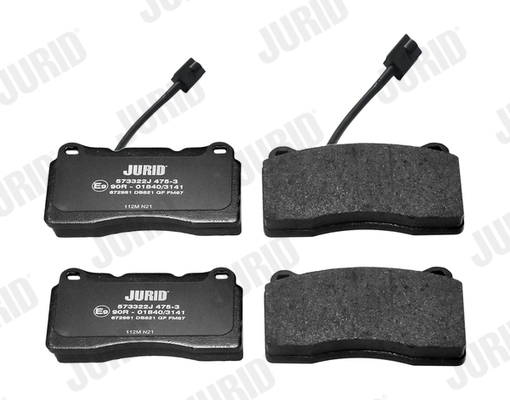 Brake Pad Set, disc brake - 573322J JURID