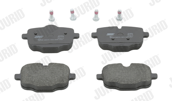 Kit pastiglie freno, Freno a disco - 573353J JURID