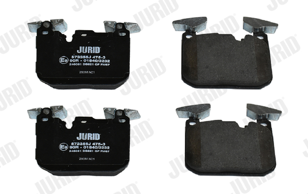 Brake Pad Set, disc brake - 573355J JURID