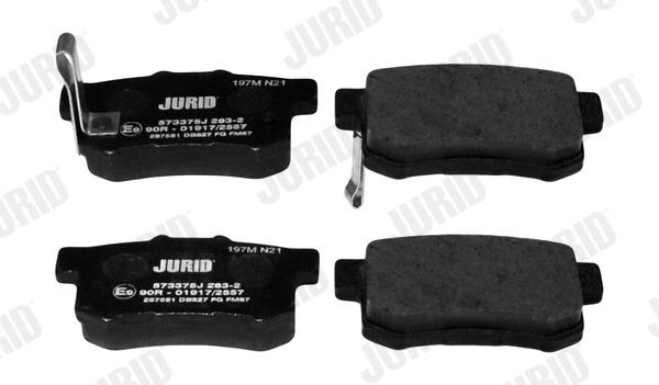 Brake Pad Set, disc brake - 573375J JURID