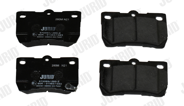 Brake Pad Set, disc brake - 573393J JURID