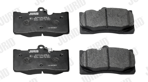 Brake Pad Set, disc brake - 573413J JURID