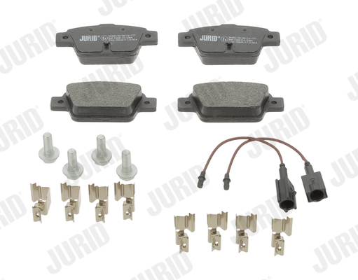 Kit pastiglie freno, Freno a disco - 573421J JURID
