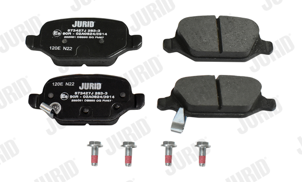 Brake Pad Set, disc brake - 573427J JURID