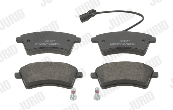 Kit pastiglie freno, Freno a disco - 573436J JURID