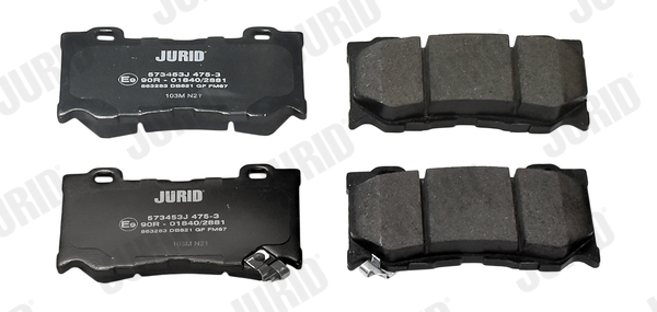 Brake Pad Set, disc brake - 573453J JURID