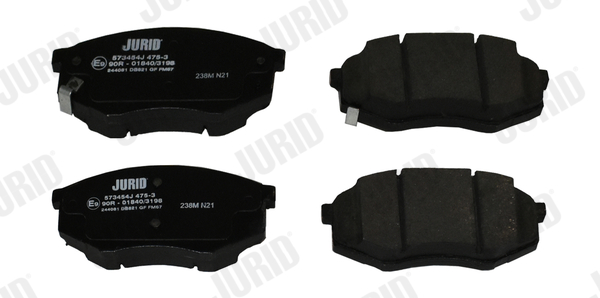 Brake Pad Set, disc brake - 573454J JURID