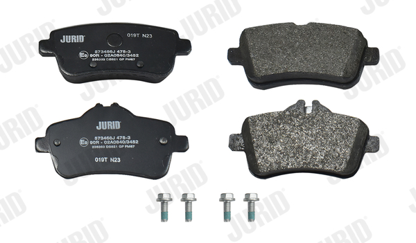 Brake Pad Set, disc brake - 573466J JURID