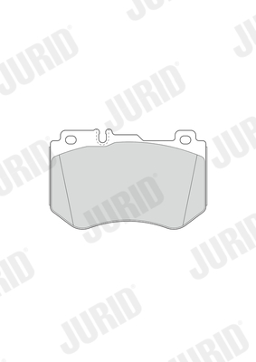 Brake Pad Set, disc brake - 573607J JURID