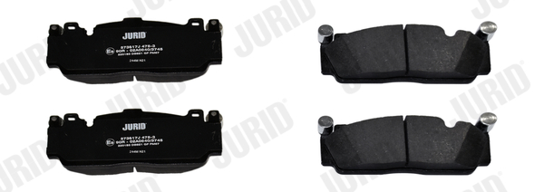 Brake Pad Set, disc brake - 573617J JURID