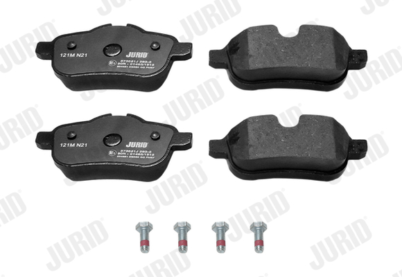 Brake Pad Set, disc brake - 573651J JURID