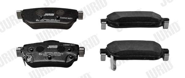 Brake Pad Set, disc brake - 573658J JURID