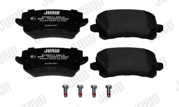 Brake Pad Set, disc brake - 573667J JURID