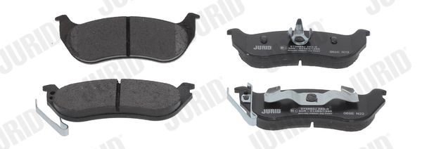 Kit pastiglie freno, Freno a disco - 573683J JURID